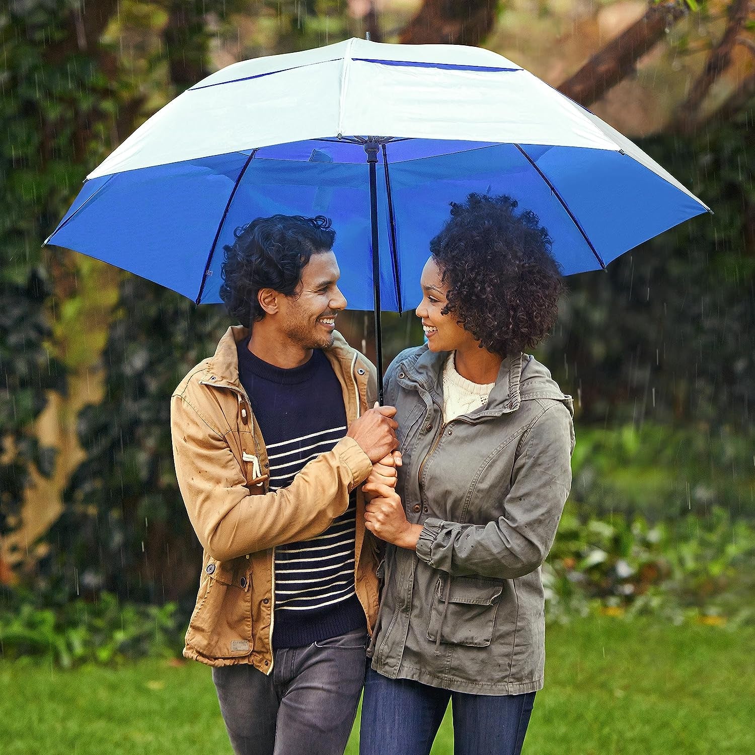 68" UV Protection Wind Cheater Vented Canopy Umbrella